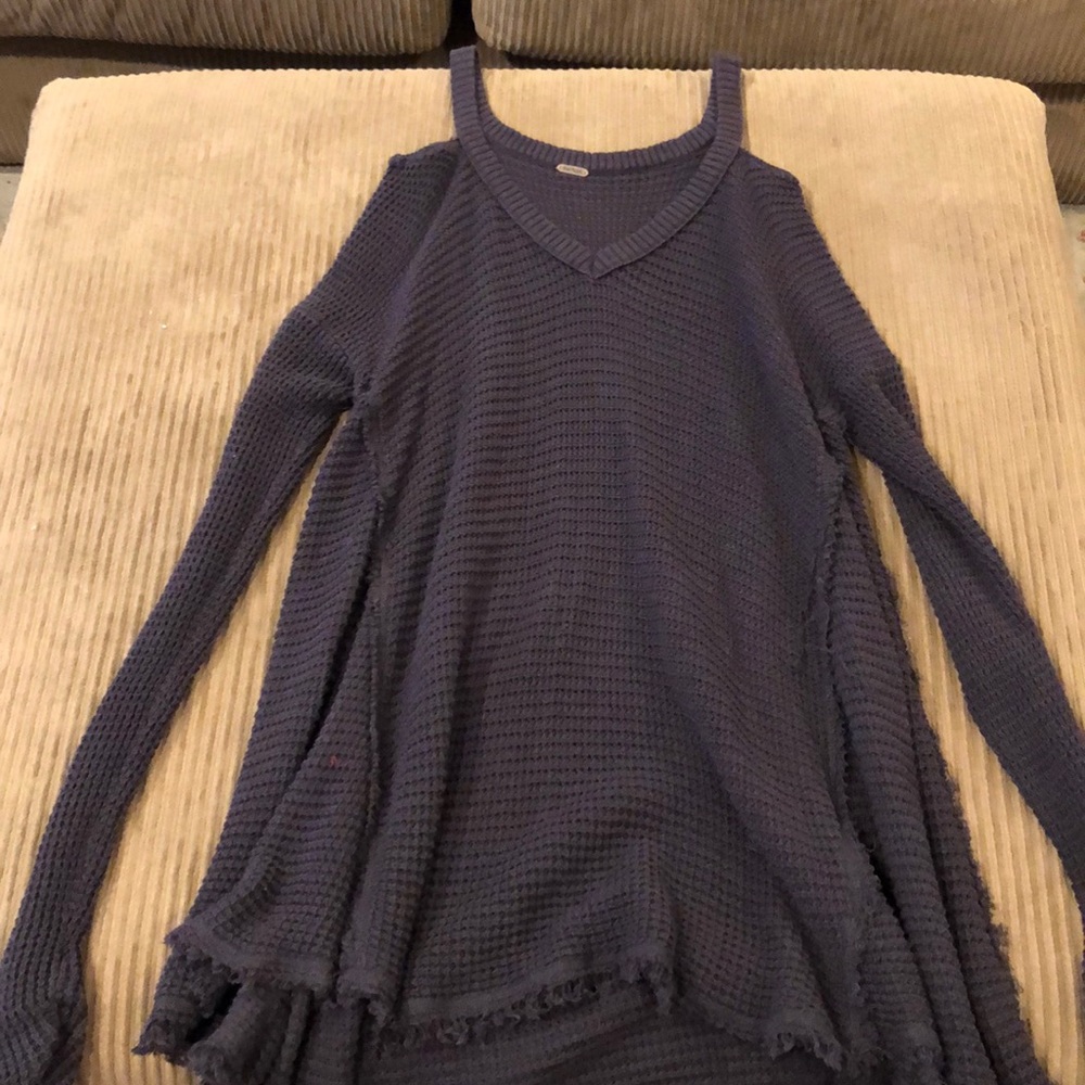 Black Free people thermal sweater or dress